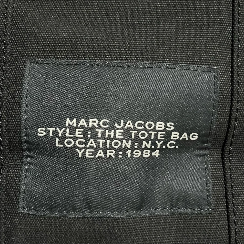 Marc Jacobs The Tote Bag Black Canvas